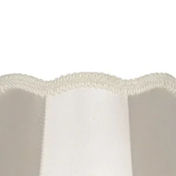 Stoffen lampenkap crème 30 cm - Granny