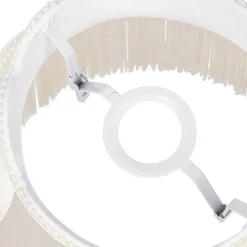 Stoffen lampenkap crème 30 cm - Granny