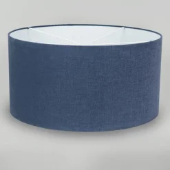Stoffen lampenkap donkerblauw 50/50/25