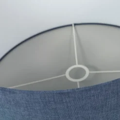 Stoffen lampenkap donkerblauw 50/50/25