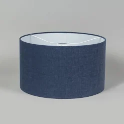 Stoffen lampenkap donkerblauw 35/35/20
