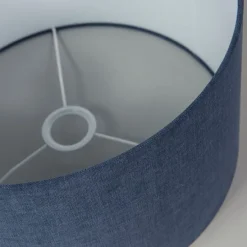 Stoffen lampenkap donkerblauw 35/35/20