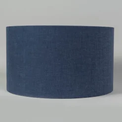 Stoffen lampenkap donkerblauw 35/35/20
