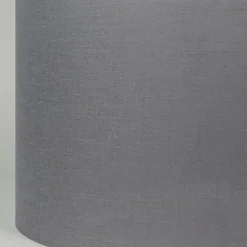 Stoffen lampenkap donkergrijs 50/50/25
