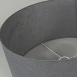 Stoffen lampenkap donkergrijs 50/50/25