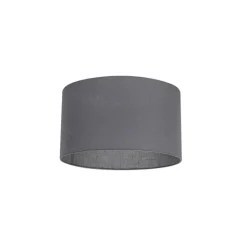 Stoffen lampenkap donkergrijs 35/35/20