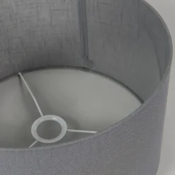 Stoffen lampenkap donkergrijs 35/35/20