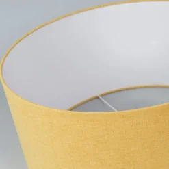Stoffen lampenkap geel 50/50/25