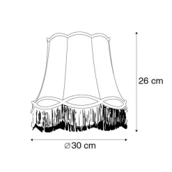 Stoffen lampenkap groen 30 cm - Granny