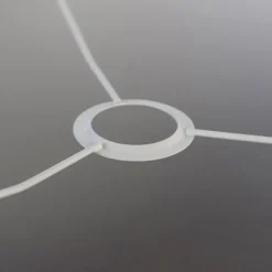 Stoffen lampenkap lichtbruin cilinder 40/40/40