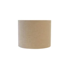 Stoffen lampenkap lichtbruin rond 18/18/14