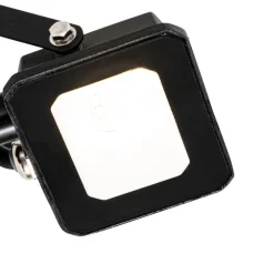 Straler zwart 8,5 cm incl. LED IP44 met bewegingssensor - Levana