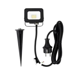 Straler zwart incl. LED met grondpin IP65 - Levana