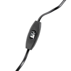 Tafellamp brons velours kap vlinder dessin 40 cm - Diverso