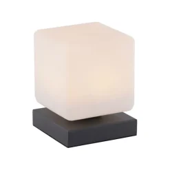 Tafellamp donkergrijs incl. LED dimbaar met touch - Jano