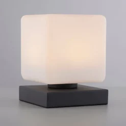 Tafellamp donkergrijs incl. LED dimbaar met touch - Jano