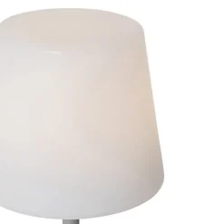 Tafellamp grijs oplaadbaar incl. LED en dimmer IP54 - Jude