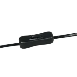 Tafellamp messing met velours lampenkap blad dessin met gouden binnenkant - Kaso