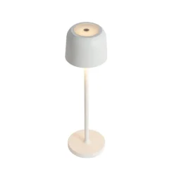 Tafellamp mushroom off-white oplaadbaar incl. laadstation - Raika