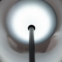 Tafellamp mushroom zwart met smoke glas incl. LED - Djent