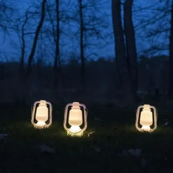 Tafellamp oplaadbaar 30 cm IP44 wit - Storm Small