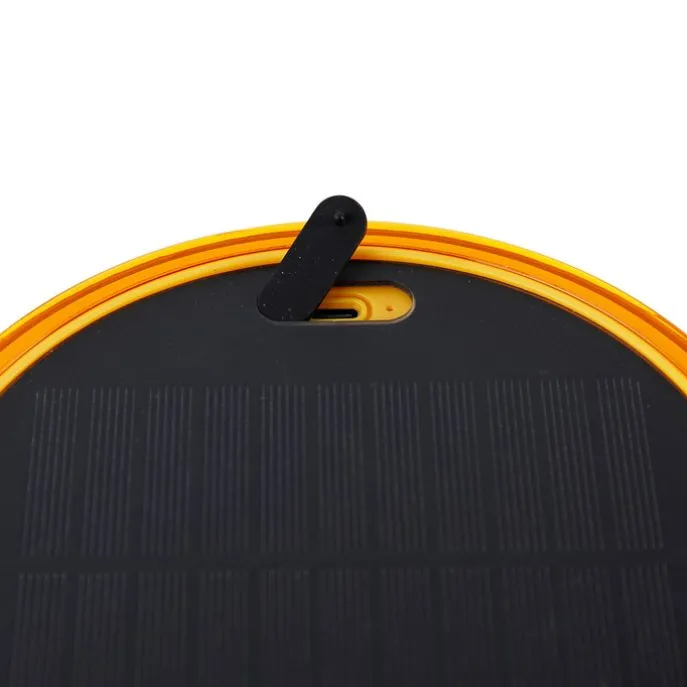 Tafellamp oranje kunststof incl. LED solar oplaadbaar IP44 - Ambar