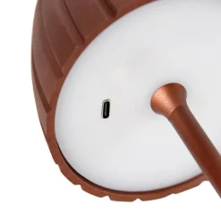 Tafellamp rood 3-staps dimbaar in kelvin oplaadbaar - Dolce