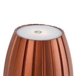 Tafellamp rood 3-staps dimbaar in kelvin oplaadbaar - Dolce