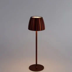 Tafellamp rood 3-staps dimbaar in kelvin oplaadbaar - Dolce