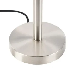 Tafellamp staal met groene kap 25 cm - Simplo