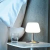 Tafellamp staal met opaal glas incl. LED en touch dimmer - Tilly