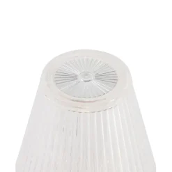 Tafellamp transparant glas incl. LED oplaadbaar IP44 - Lola 20 Lux
