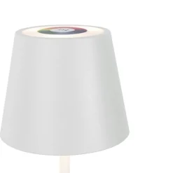 Tafellamp wit incl. LED dimbaar en oplaadbaar RGB IP54 - Murdock