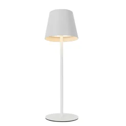 Tafellamp wit incl. LED dimbaar en oplaadbaar RGB IP54 - Murdock