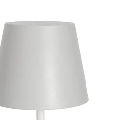 Tafellamp wit incl. LED dimbaar en oplaadbaar IP54 - Murdock