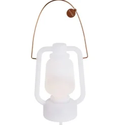 Tafellamp wit IP44 incl. bluetooth speaker - Storm Music