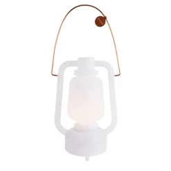 Tafellamp wit IP44 incl. bluetooth speaker - Storm Music