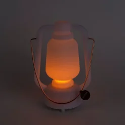 Tafellamp wit IP44 incl. bluetooth speaker - Storm Music