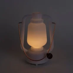 Tafellamp wit IP44 incl. bluetooth speaker - Storm Music