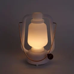 Tafellamp wit IP44 incl. bluetooth speaker - Storm Music