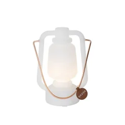 Tafellamp wit oplaadbaar 22 cm IP44 - Storm Mini