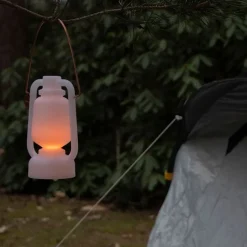 Tafellamp wit oplaadbaar 22 cm IP44 - Storm Mini