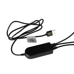 Tafellamp zwart incl. LED met afstandsbediening en RGB - Arnold