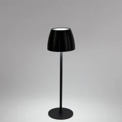 Tafellamp zwart 3-staps dimbaar in kelvin oplaadbaar - Dolce