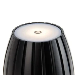 Tafellamp zwart 3-staps dimbaar in kelvin oplaadbaar - Dolce