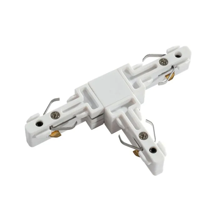 T-Koppelstuk rail wit 1-fase - Slimline