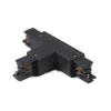 T-Koppelstuk voor 3-fase rail zwart rechts onder - 3-Phase