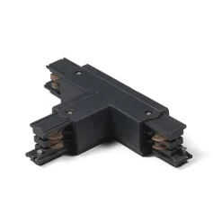 T-Koppelstuk voor 3-fase rail zwart rechts boven - 3-Phase