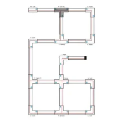 T-Koppelstuk voor 3-fase rail zwart links boven - 3-Phase