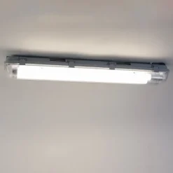 TL armatuur grijs incl. LED 15W 2250 lm 4000K IP65 - Base